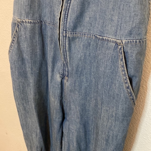 Free People denim jumpsuit - Picture 2 of 4